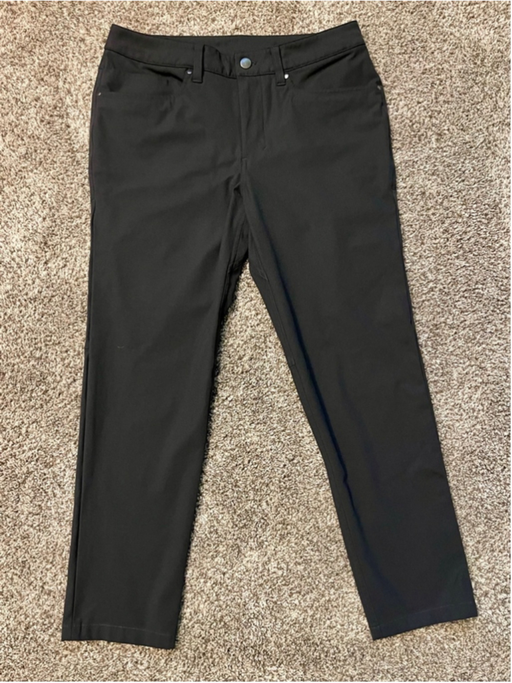 Lululemon Men's ABC Pants, Slim, Size 30, Inseam 27”, Dark Gray, EUC